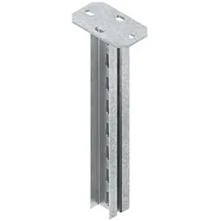 Niedax NIE HDUF50/800 Hängestiel Doppel-U-Profil 50x22x800mm feuerverz., Elektronikzubehör + Gehäuse, Grau