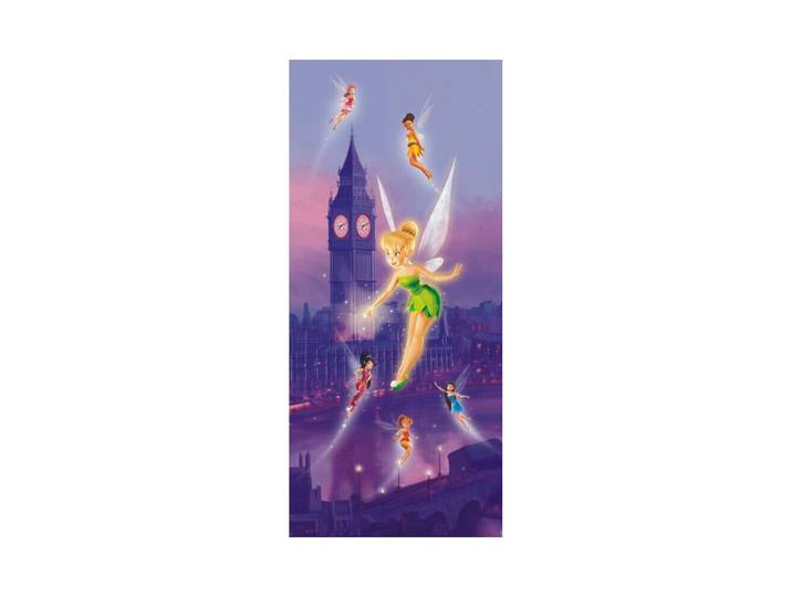 Poster Porte Fée Clochette À Londres Disney Fairies Intisse 90x202 Cm