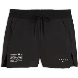 Puma Damen Freizeit / Mode Sommer GJ Shorts Shorts Da W PUMA x HYROX 3 2in1 SHORT, Größe S in Schwarz Schwarz