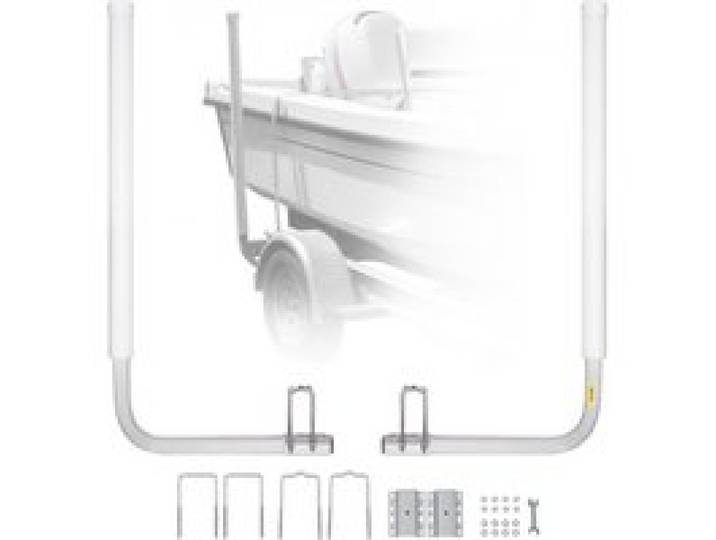 VEVOR L-Form 1,1 m Anhängerpfahl Bootsanhänger Anleitung Kurbelstütze Bootsführung, 30 cm Einstellbare Breite Boat Trailer Guide-on, Ersatzteile und Zubehör für Skiboot Fischerboot Segelbootanhänger