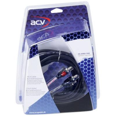 ACV 30.4980-500 Cinchkabel 5m [2x Cinch-Stecker - 2x Cinch-Stecker]