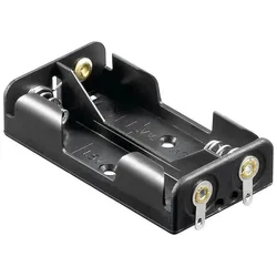 Batteriehalter für 2x Mignon AA mit Lötanschluss