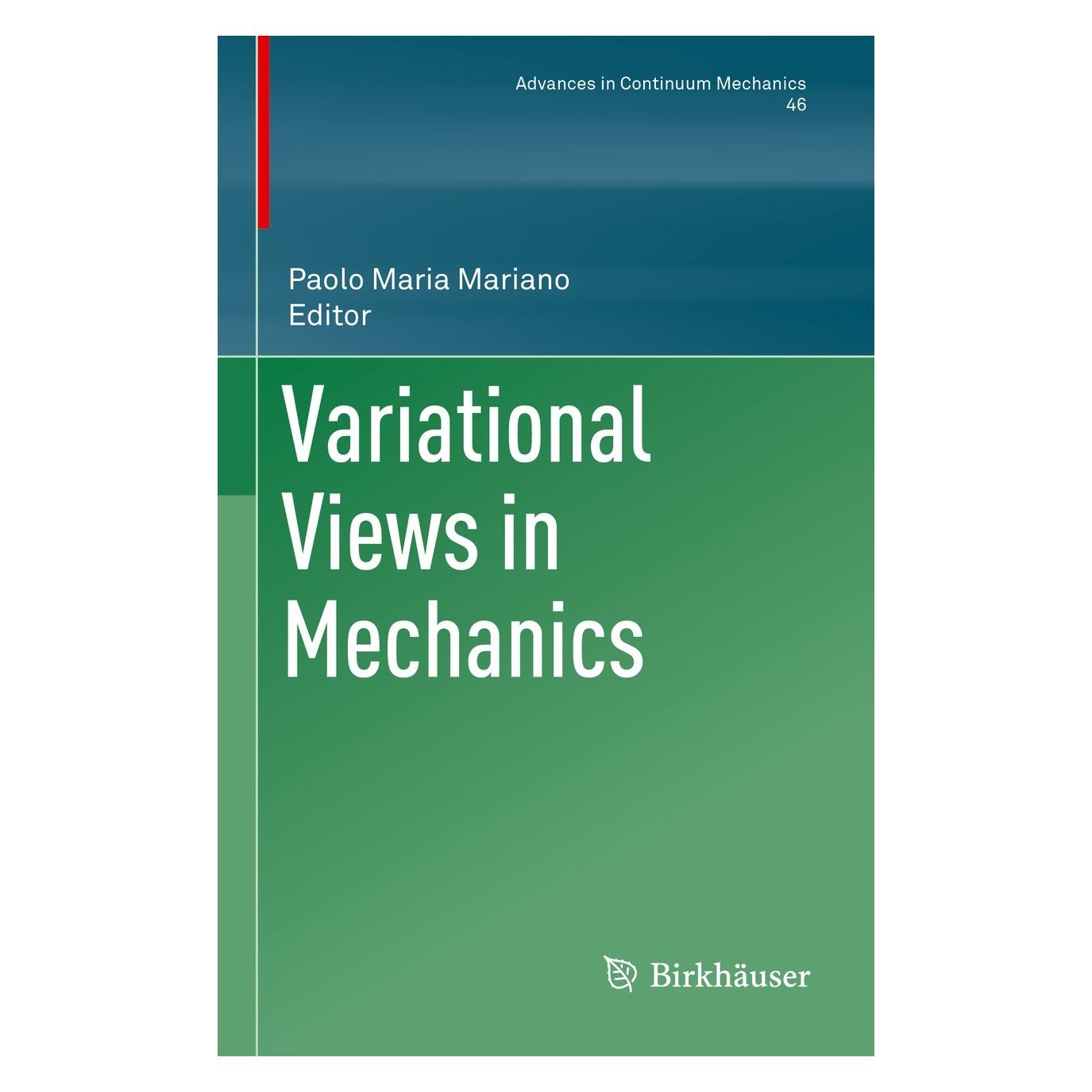 Springer Variational Views in Mechanics (Englisch, Hardcover, Paolo Maria Mariano) (9783030900502)