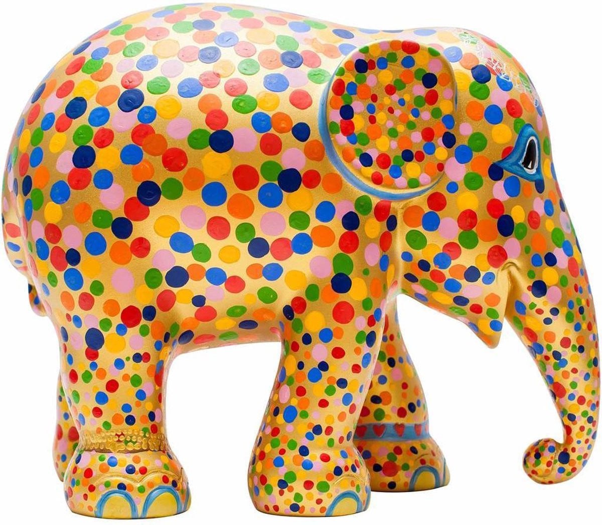 Elephant Parade Ellie Handgemaakt Olifantenstandbeeld voor op tafel, 15 cm