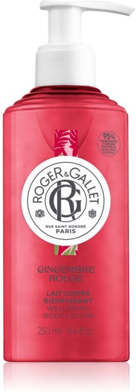 Roger & Gallet Gingembre Rouge lait corporel parfumé pour femme 250 ml