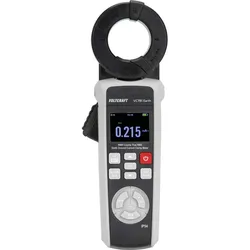Voltcraft, Multimeter, VC781 Erdungsmesszange für Erdschleifen und Erdableitstrom Messung CAT (CAT III 1000V, CAT IV 600V, Zangenstrommesser)