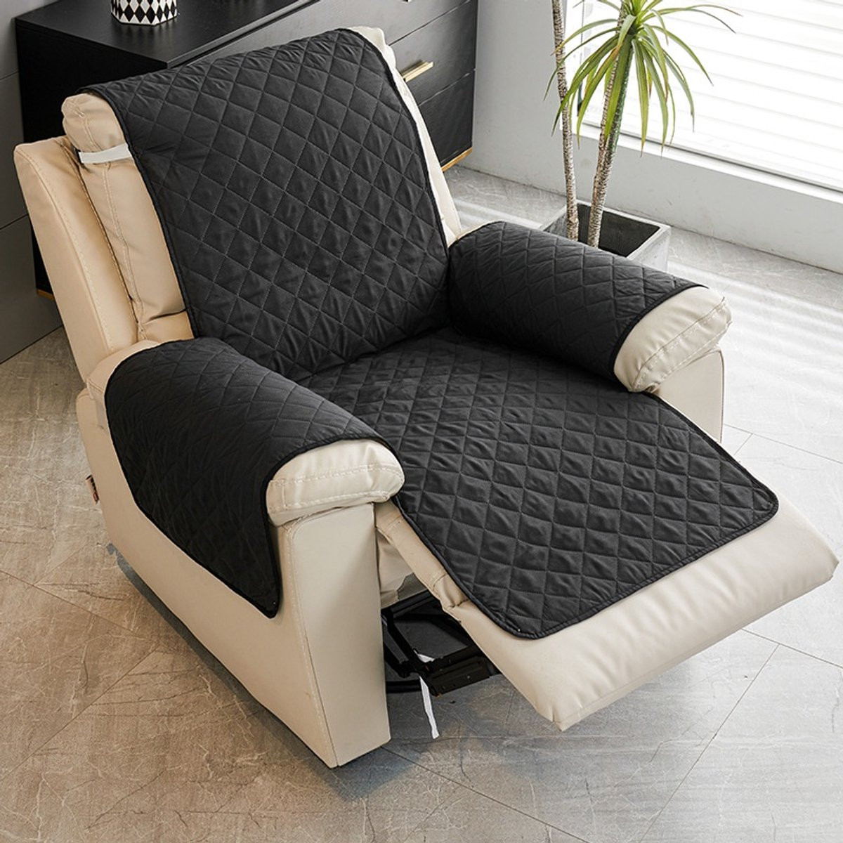 Waterdichte en antislip bankhoes met armleuningen voor huisdieren, vuilafstotende en wasbare beschermhoes voor fauteuils