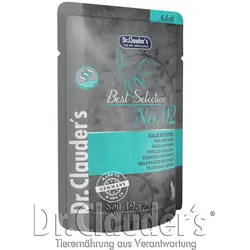 Dr Clauder's Best Selection 85 Gramm Katzennassfutter 16 x 85 Gramm No 2 Kalb mit Apfel