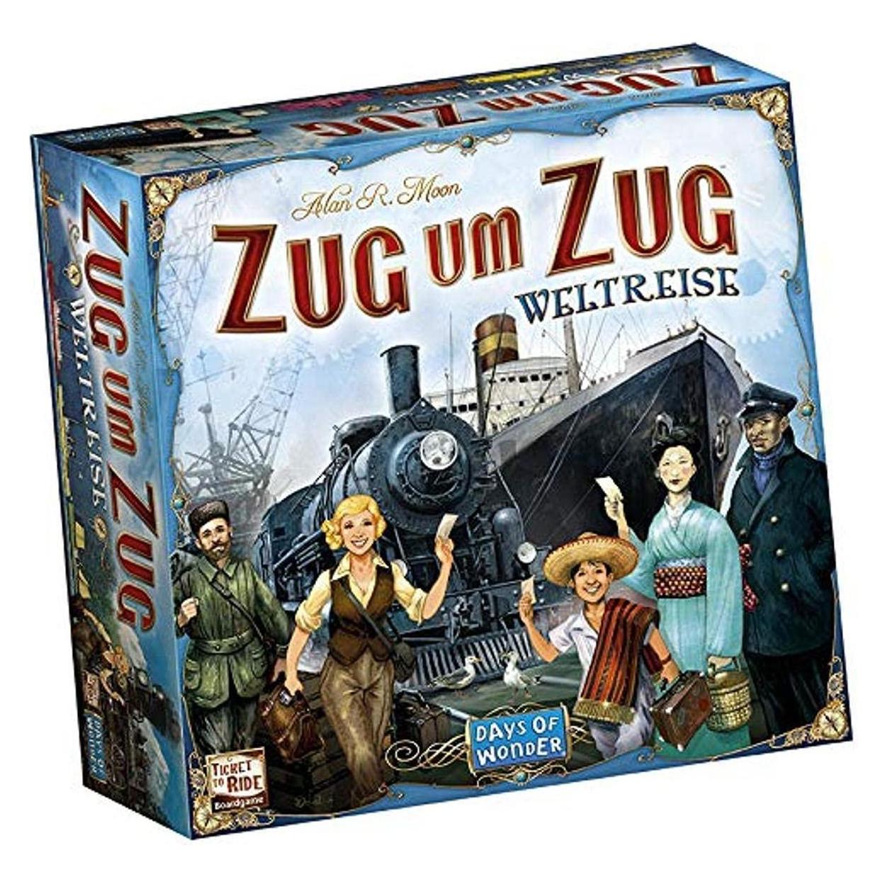Asmodée Zug um Zug Weltreise (Deutsch, 2 - 5 Spieler) (720326)