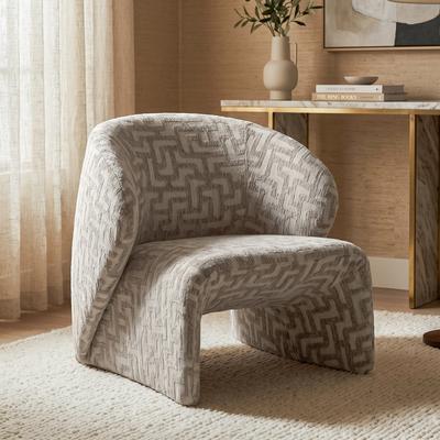 Furniture of America Premier Cade Modern 31-inch Low Profile Premium Upholstered Fully Assembled Accent Chair