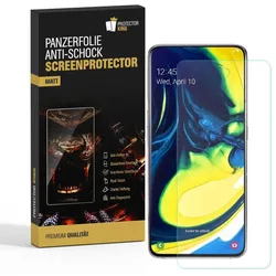 6x Panzerfolie für Samsung Galaxy A90 ANTI-SCHOCK Displayschutzfolie MATT