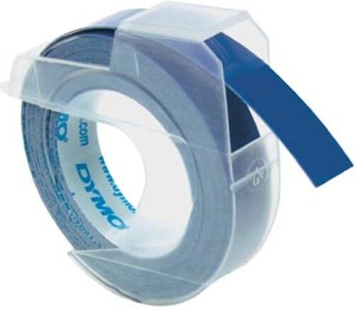 Dymo S0898140 fita branco sobre azul 9mm x 3m