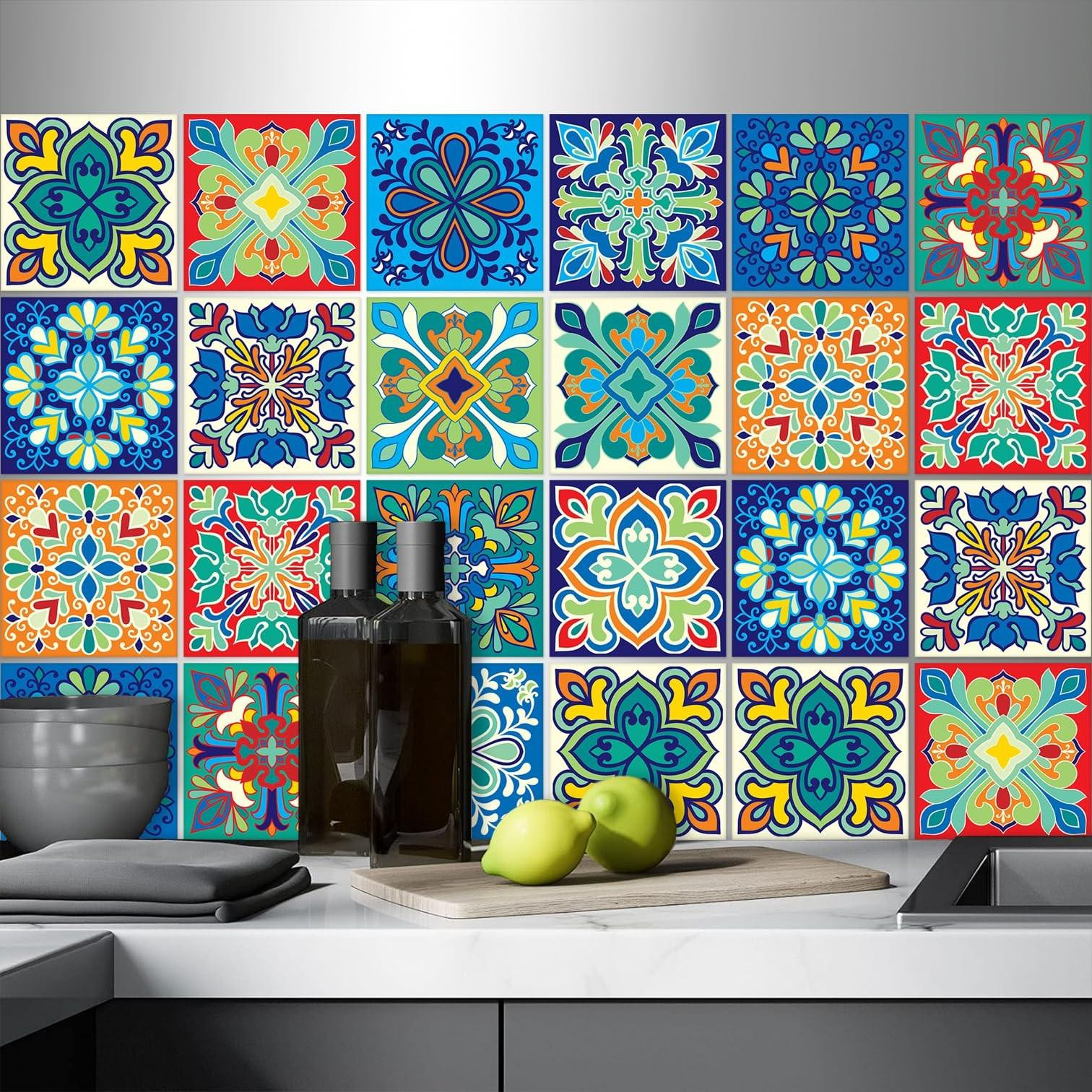 32 Stuks Waterdichte Tegelstickers voor Badkamer en Keuken