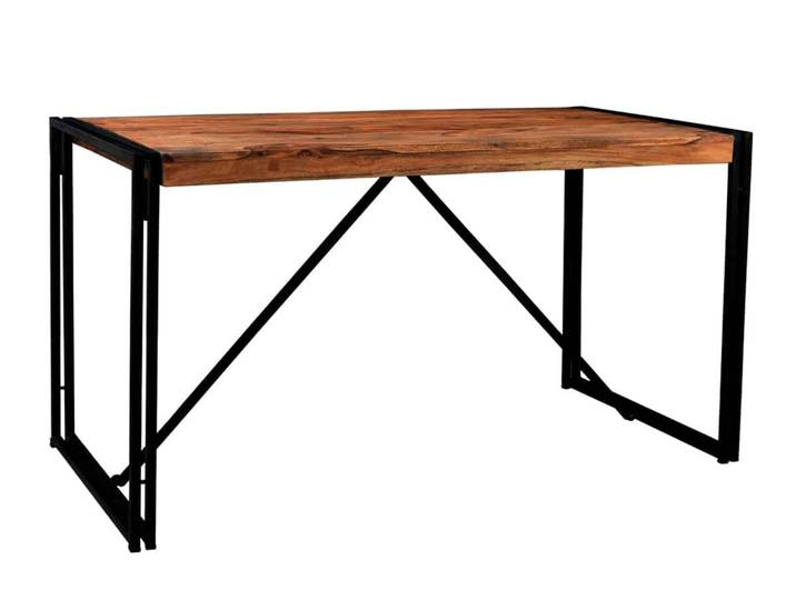 Esstisch 'Madras' 140x70 cm Massivholz, Metall Akazie Modern Indien Indisch