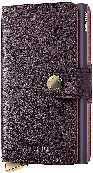 SECRID Geldbörse - Miniwallet Premium bordeaux dunkelrot EG