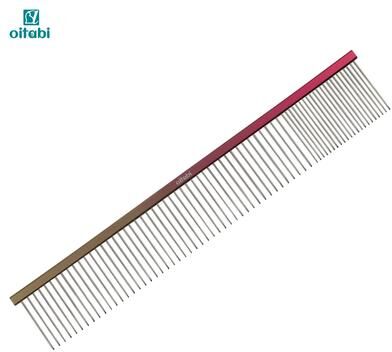 Uplift Treasures Professional Gradient Pet Grooming Tail Comb grooming Comb 9.65 In