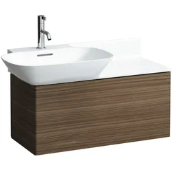 LAUFEN INO Waschtischunterschrank, zu Waschtisch 813301 & 813302, 770x350x355mm, H4254010301711, Farbe: Nussbaum Natur Dekor
