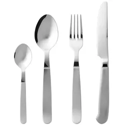 Gense 4 kuverter - Rustfrit stål - Mat/blank, Besteck