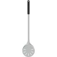 Pizza Wendeschaufel, Grillbesteck silber/schwarz, langer Stiel