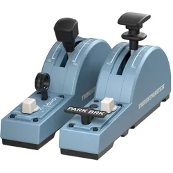 Thrustmaster TCA Quadrant Add-On Airbus Edition Blau Flugsimulation Analog / Digital PC