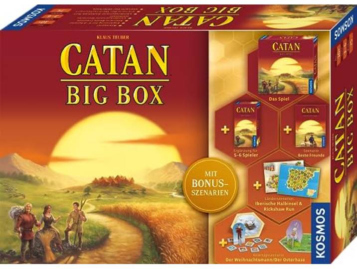 Kosmos Catan - Big Box, 7-teilige Vorteilsbox