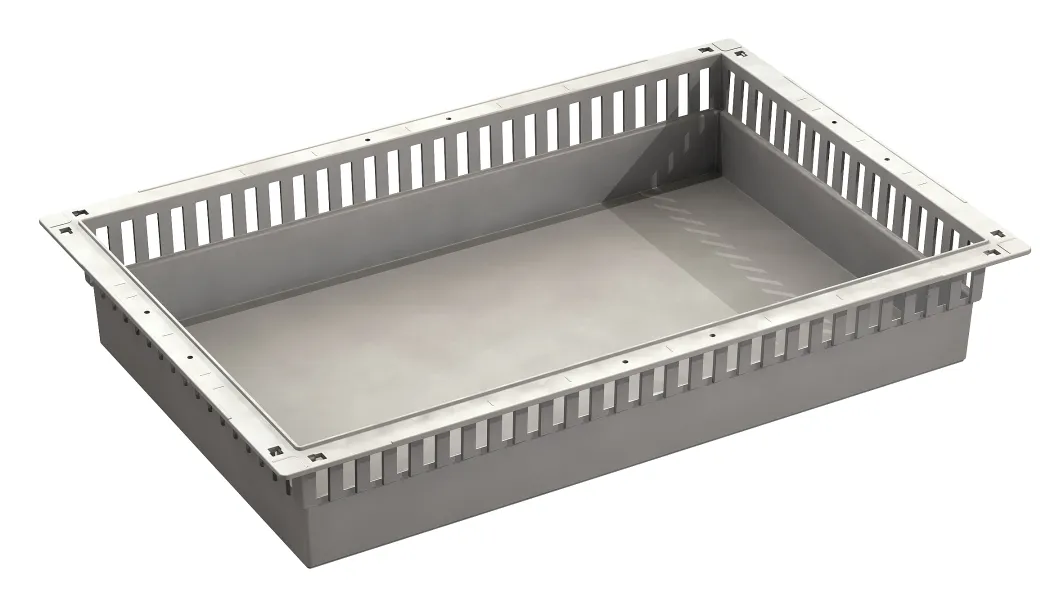 HAEBERLE GmbH + Co. KG Schubladeneinsatz ISO-Modul 600 x 400 x 100 mm 18896