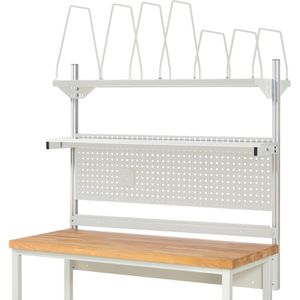 Rau System-Aufbau Komplettset 03, für Arbeitstisch/Werkbank mit Produktbreite 150cm