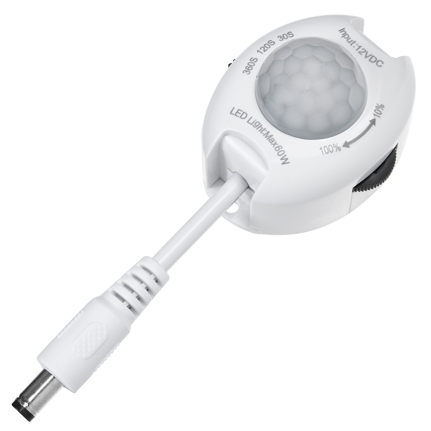 Maclean Bewegingssensor voor LED-strips – Infrarood, 12V DC, maximaal 60W