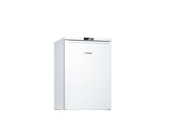 BOSCH Gefrierschrank GTV15NWEB , Energieeffizienz: E, weiß, B:56cm H:85cm T:58cm, Gefrierschränke, Sparsamer Gefrierschrank mit 3 Schubladen & SuperGefrieren-Funktion, Gefrierschrank