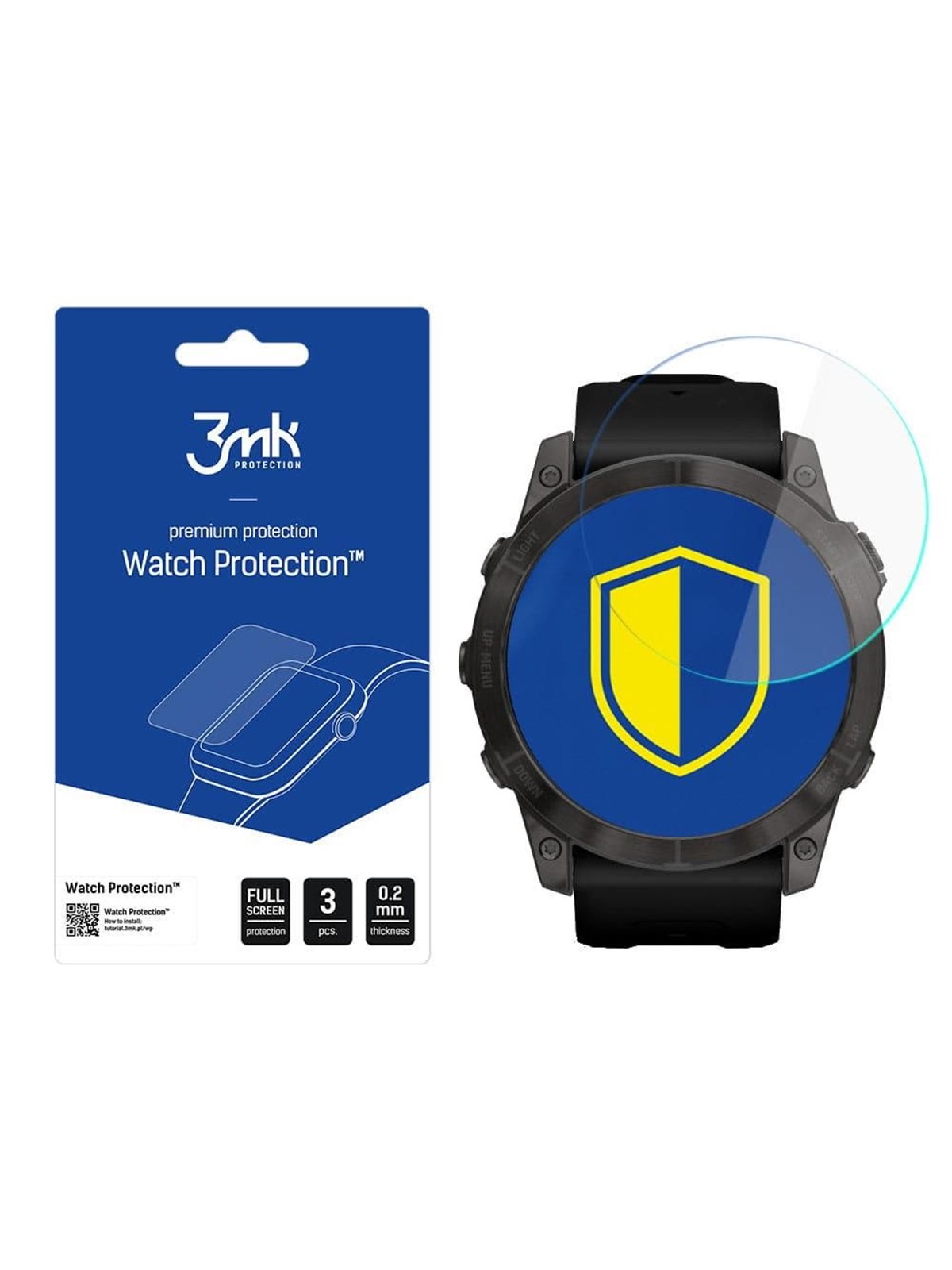 3mk Watch Protection v. FlexibleGlass Lite - Garmin Fenix 7
