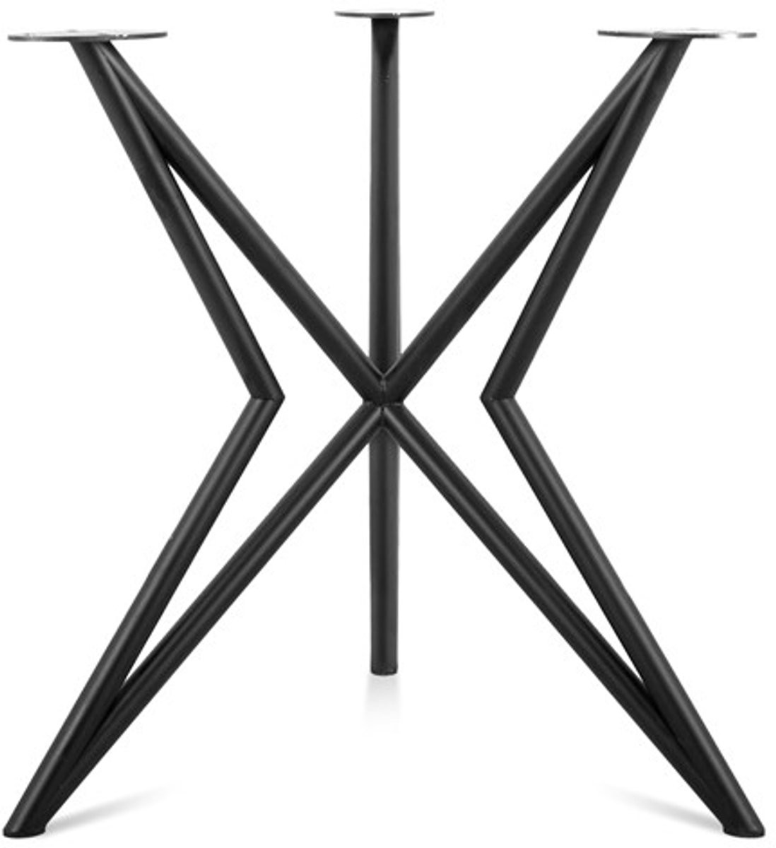 Spiderleg Chaos metalen bijzettafel - Zwart