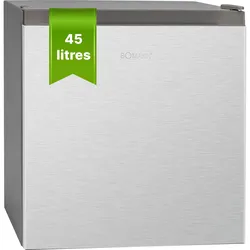 Bomann Kühlbox, Kühlschrank Freistehend, Silber
