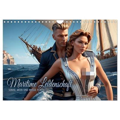 Maritime Leidenschaft - Sonne, Meer und heiße Flirts (Wandkalender 2027 DIN A4 quer), CALVENDO Monatskalender