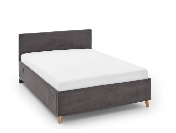 Meise Möbel Cool Polsterbett inkl. Bettkasten Holzfuß massiv