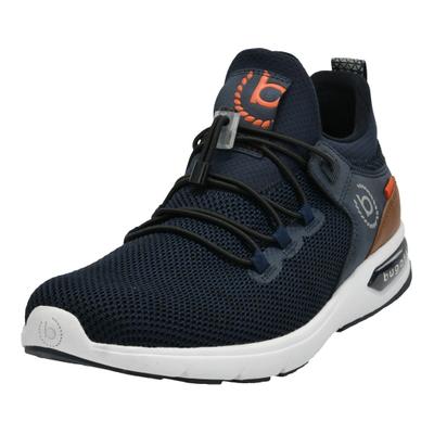 Slip-On Sneaker BUGATTI, Herren, Gr. 42, Textil, blau, Lederimitat, Textil, Schuhe, Slipper, Freizeitschuh, Trekking Schuh mit Schnellverschluss