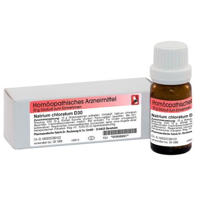 Natrium Chloratum D 30 Globuli 10 g