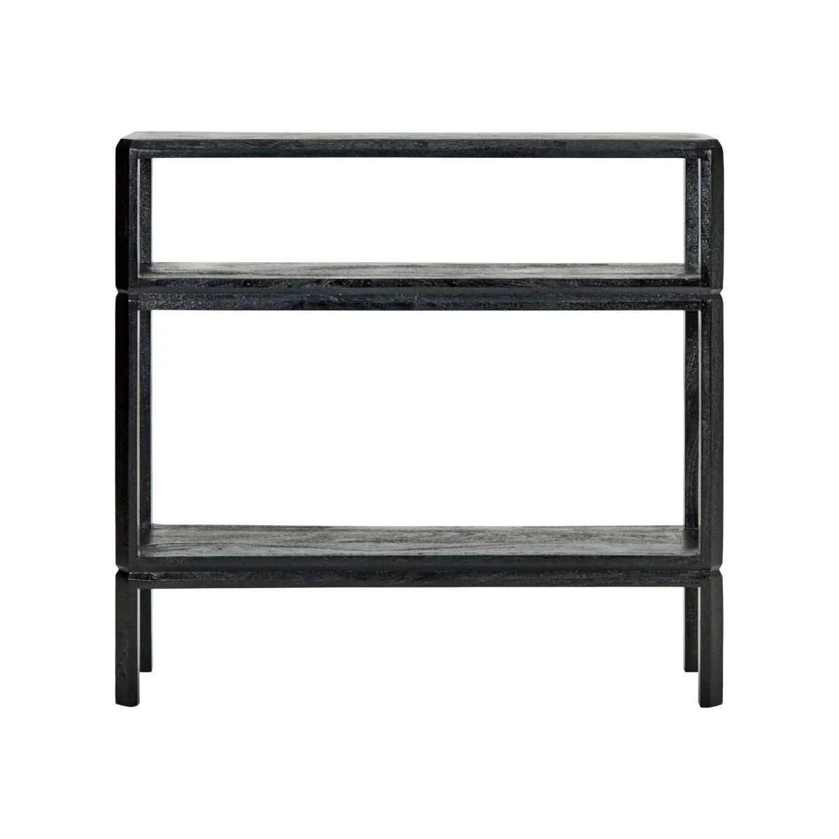 House Doctor Mono console tafel van zwart mango hout