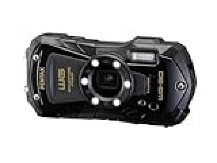 PENTAX WG-90 Noir - Appareil Photo Compact numérique étanche, conçu pour la Photo sous-Marine de la Vie Quotidienne Jusqu’à 14 mètres de Profondeur