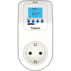 Theben, Zeitschaltuhr, Steckdosenschaltuhr digital theben-eltimo 020 (Typ F)