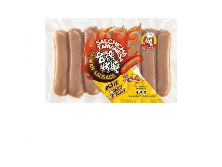 【Rentrée scolaire】Meng Fu Saucisses taïwanaises au maïs 430 g/paquet