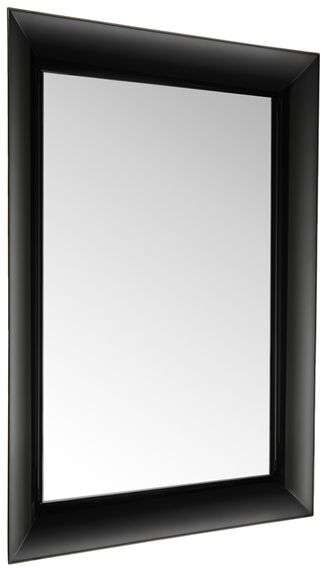 Kartell Francois Ghost Wandspiegel (schwarz glänzend, H 79cm) schwarz glänzend   H 79cm