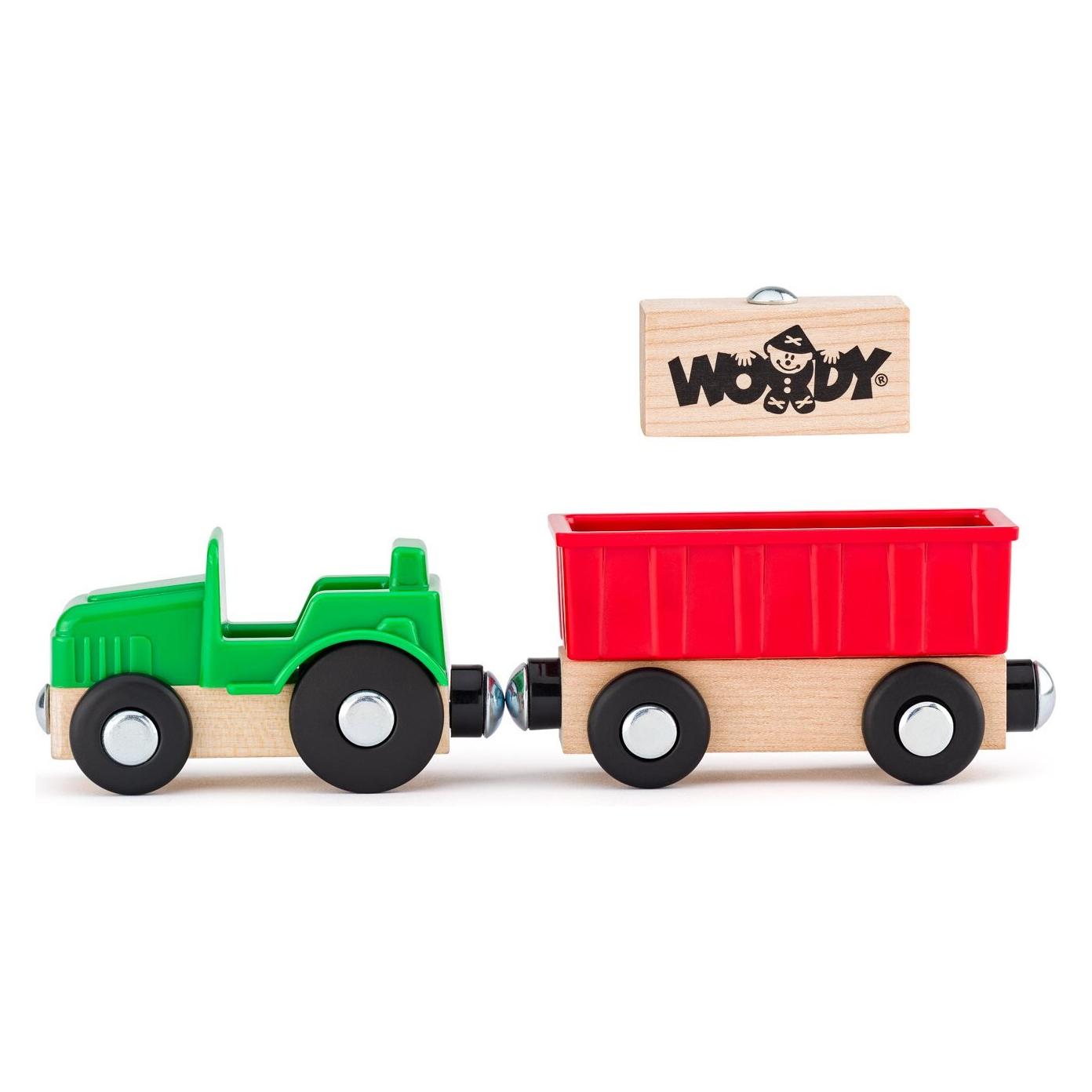 Woody Autoset - Nutzfahrzeuge, 8-tlg. (90798)