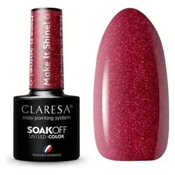 Claresa, Nagellack, Make It Shine UV-Nagellack 5ml (Rot, UV-Gel Lack)