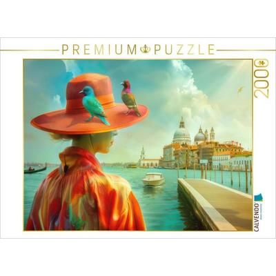 CALVENDO Puzzle Surrealistisches Venedig | 2000 Teile Lege-Größe 90x67cm Foto-Puzzle für glückliche Stunden