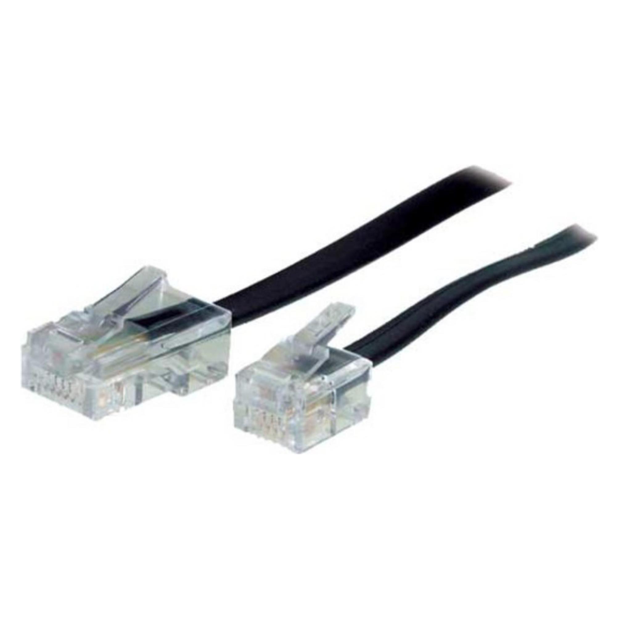 Shiverpeaks Anschlusskabel 10m St-St Western 8/4 RJ45-6/4 RJ11 (TC 70260 / 68578)