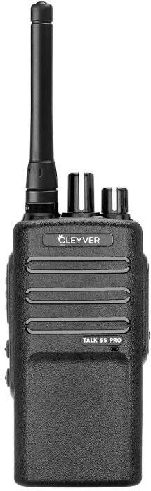 Cleyver Talk 55 Pro Talkie-walkie robuste et avec batterie haute capacité, conçu pour communiquer 100% gratuitement en environnements exigeants.