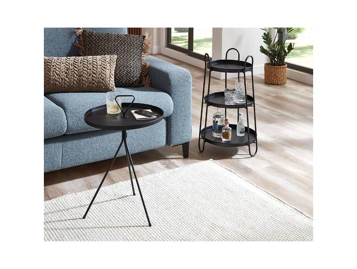 Bout de canapé Albury 72cm Noir