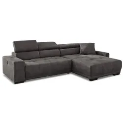 Ecksofa mit Funktion Le Mans Mikrofaser Grau