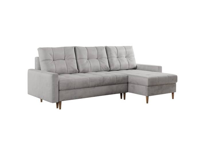 ECKSOFA Colin Velvet Hellgrau