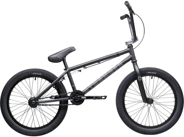 Stranger Level 20" Freecoaster BMX Freestyle Bike (20.75" - Matt Black)